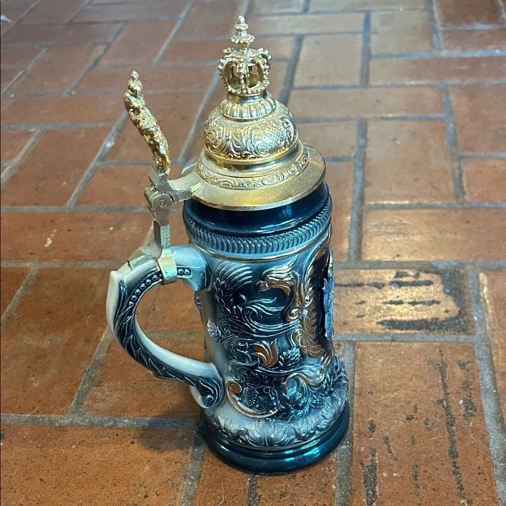 Limited Edition Zöller &  Born German Eagle Beer Stein with Gilded Royal Crown